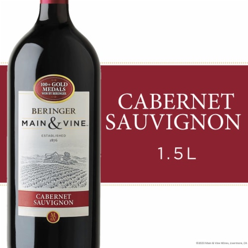 Beringer Main & Vine Cabernet Sauvignon California Red Wine Perspective: front