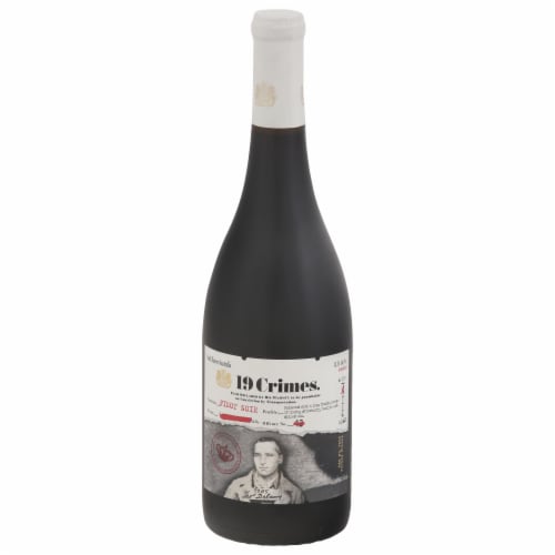 19 Crimes The Punishment Pinot Noir Red Wine Perspective: front