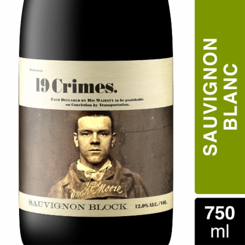 19 Crimes Sauvignon Block White Wine