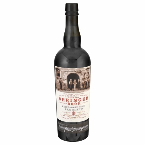 Beringer Bros Rye Barrel Aged Red Blend Red Wine Perspective: front
