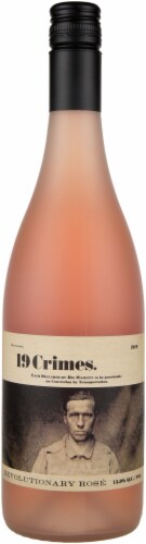 19 Crimes Rose Wine Perspective: front