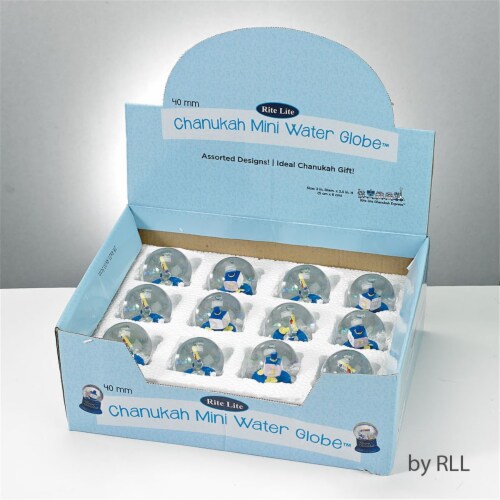 Rite Lite WG-41 Chanukah Mini Water Globe Counter Display Perspective: front