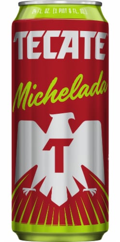 Tecate Michelada Diablo Beer Perspective: front