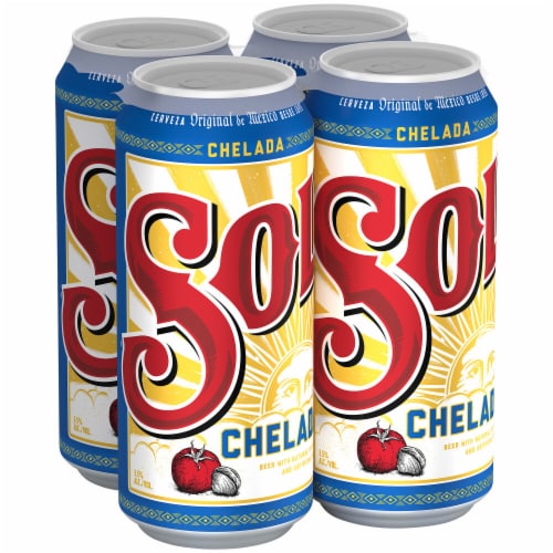 Sol Chelada Flavored Mexican Beer Perspective: front