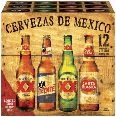 Cervezas De Mexico Beer Variety Pack Perspective: front
