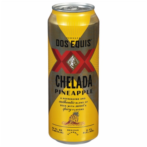 Dos Equis® Chelada Pineapple Perspective: front