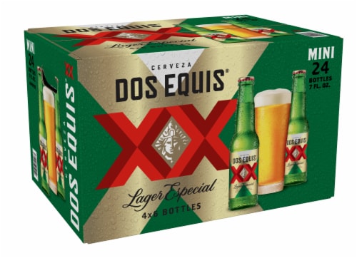 dos equis beer bottle