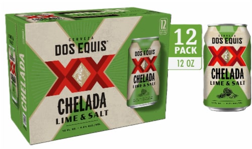 Dos Equis® Lime & Salt Mexican Lager Craft Beer Perspective: front