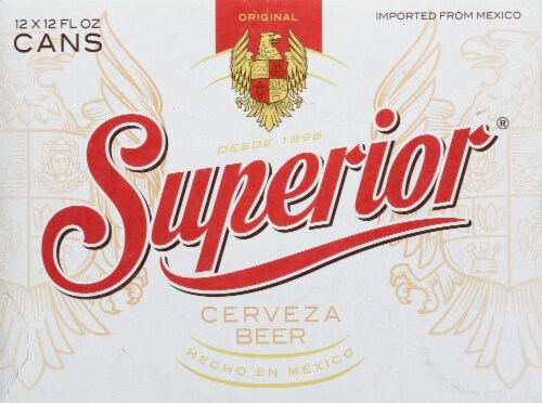 Superior Cereveza Beer Perspective: front