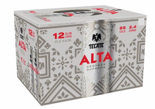 Tecate Alta Light Beer Perspective: front