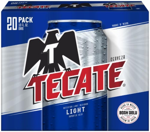 Tecate Cerveza Light Beer Perspective: front