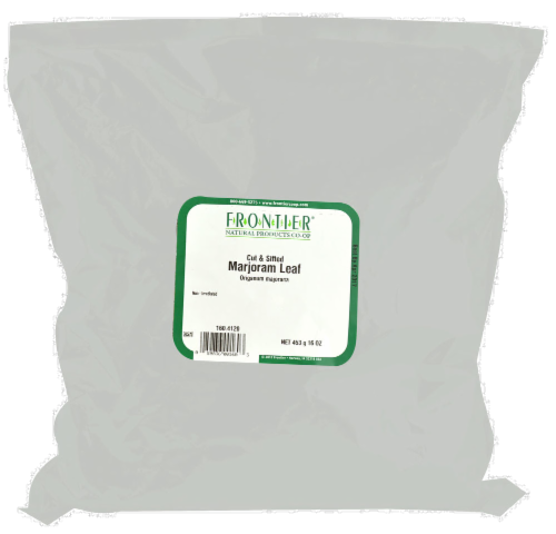 Frontier Cut & Sifted Marjoram Leaf Perspective: front