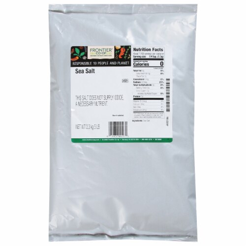 Frontier Co-op® Sea Salt Table Grind Perspective: front
