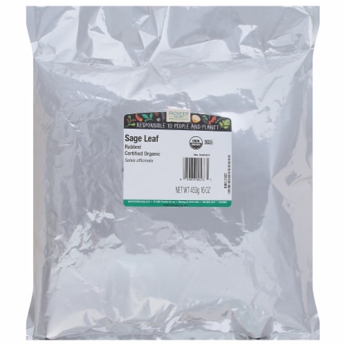 Frontier Organic Sage Leaf Perspective: front