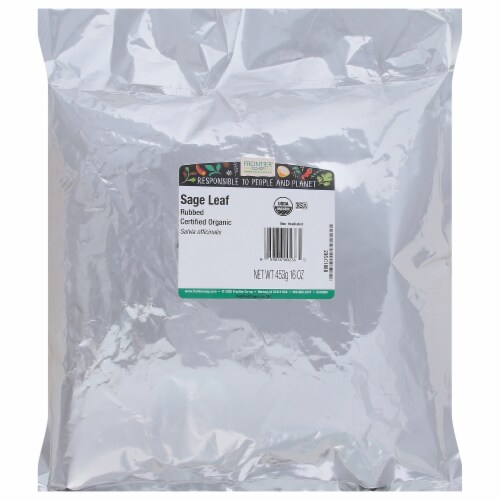 Frontier Organic Sage Leaf Perspective: front