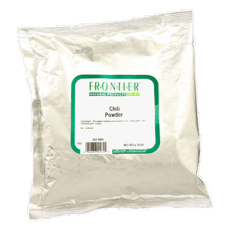 Frontier Natural Products Chili Powder Perspective: front