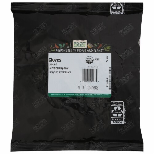 Frontier Co-Op® Organic Ground Cloves Perspective: front