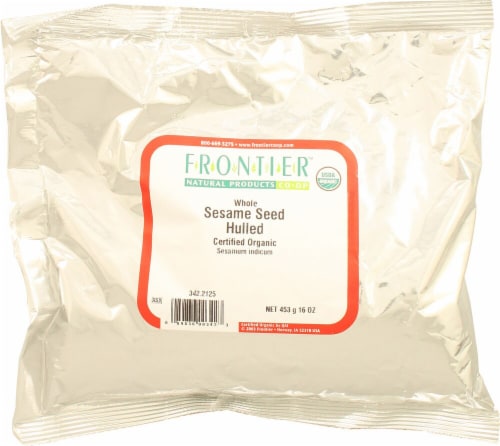 Frontier Organic Whole Sesame Seed Perspective: front