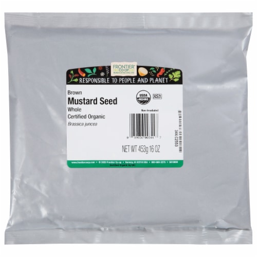 Frontier Organic Whole Brown Mustard Seed Perspective: front