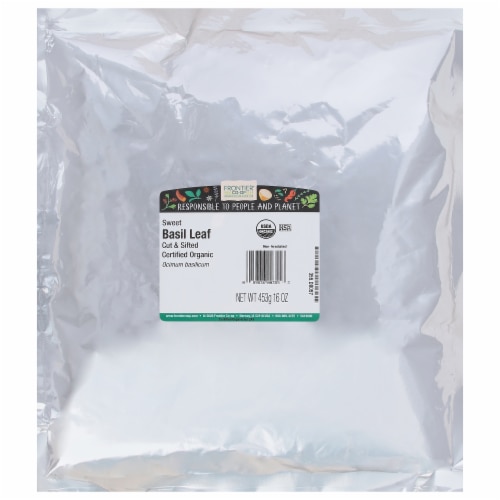 Frontier™ Organic Sweet Basil Leaf Perspective: front