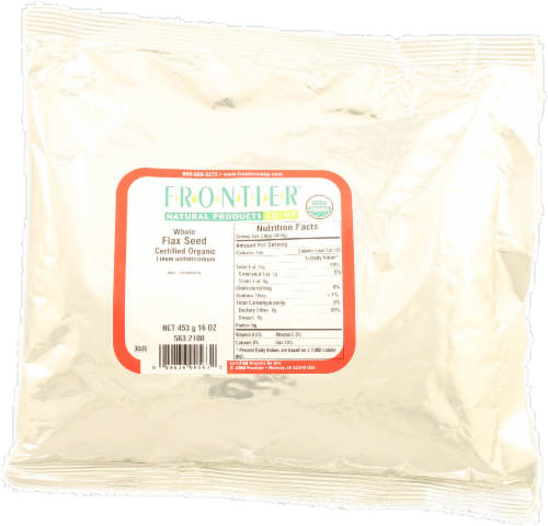 Frontier Whole Flax Seed Perspective: front