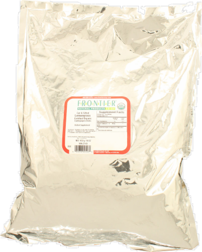 Frontier Natural Products Organic Cut and Sifted Lemongrass Perspective: front