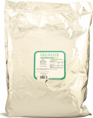 Frontier Natural Products Whole Red Clover Blossoms Perspective: front