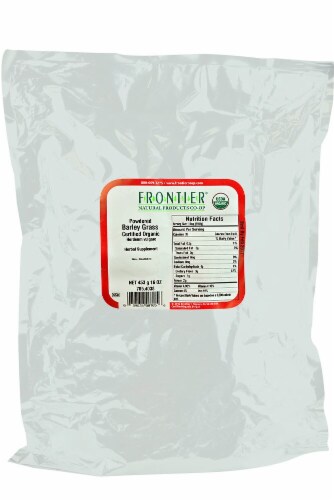 Frontier Natural Products Organic Powdered Barley Grass Perspective: front
