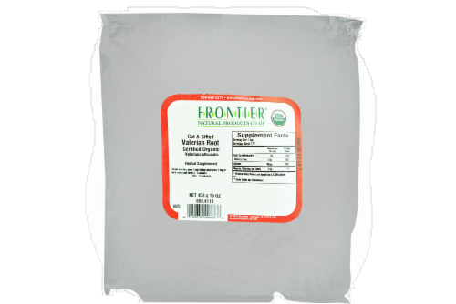 Frontier Natural Products Organic Cut & Sifted Valerian Root Perspective: front
