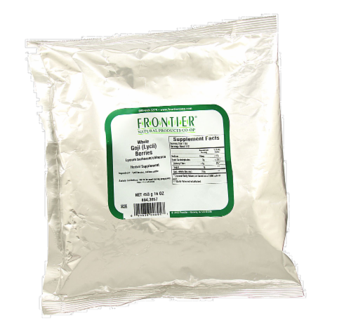 Frontier Natural Products Whole Goji Berries Perspective: front