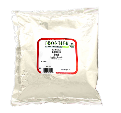 Frontier Organic Cut & Sifted Cilantro Leaf Perspective: front
