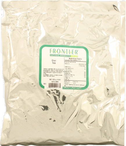 Frontier  Natural Products Chai Tea Perspective: front