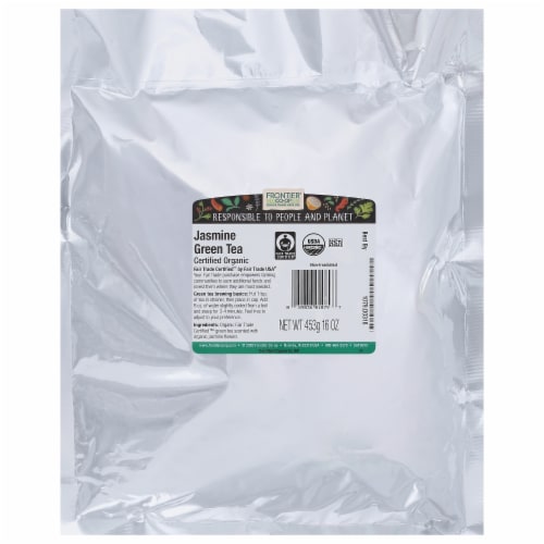 Frontier Organic Jasmine Tea Perspective: front