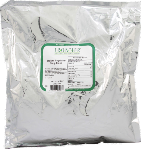 Frontier Deluxe Vegetable Soup Blend Perspective: front