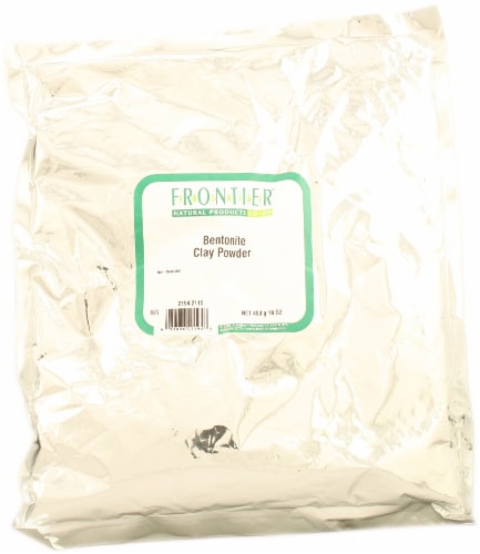 Frontier Natural Products Bentonite Clay Powder Perspective: front