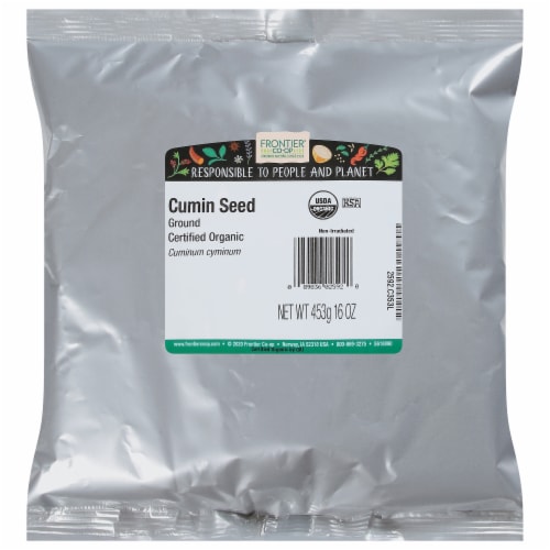 Frontier Organic Ground Cumin Seed Perspective: front