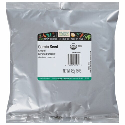 Frontier Organic Ground Cumin Seed Perspective: front
