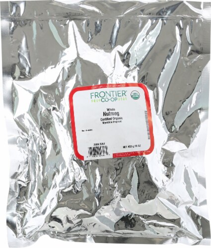 Frontier® Co-op Organic Whole Nutmeg Perspective: front