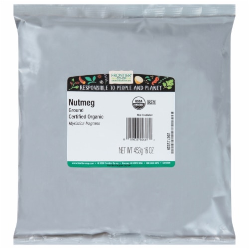 Frontier Organic Ground Nutmeg Perspective: front