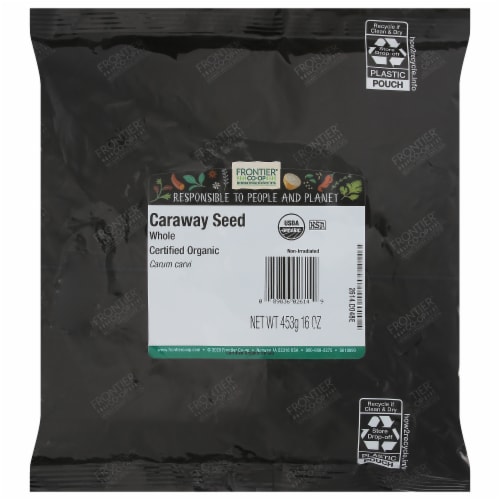 Frontier Organic Whole Caraway Seed Perspective: front