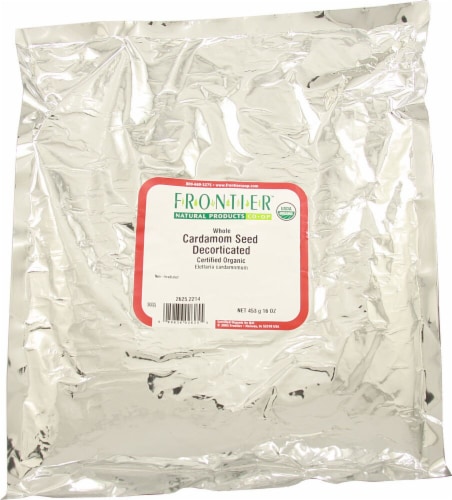 Frontier Organic Whole Cardamom Perspective: front