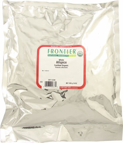Frontier Organic Whole Allspice Perspective: front