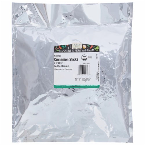 Frontier Organic Cinnamon Sticks 2.75 inch Perspective: front