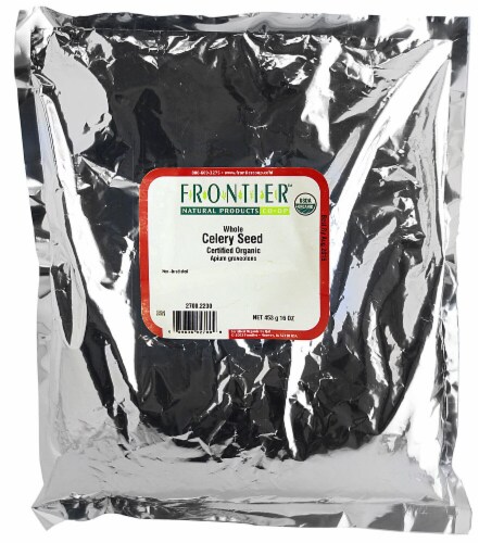 Frontier Organic Whole Celery Seed Perspective: front