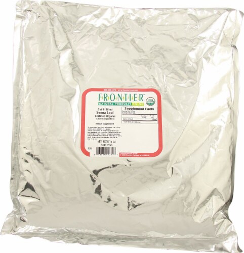 Frontier  Natural Products Organic Senna Leaf Cut and Sifted Perspective: front
