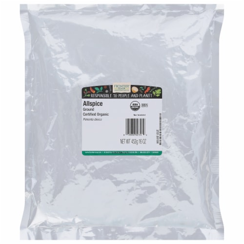 Frontier Organic Ground Allspice Perspective: front