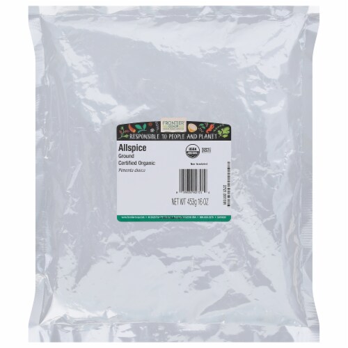 Frontier Organic Ground Allspice Perspective: front