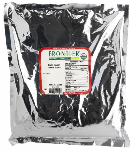 Frontier Organic Cane Sugar Perspective: front