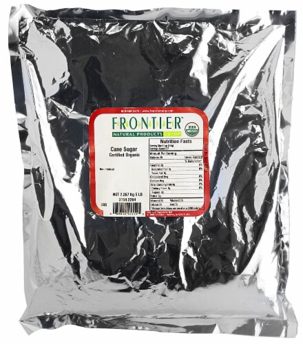 Frontier Organic Cane Sugar Perspective: front