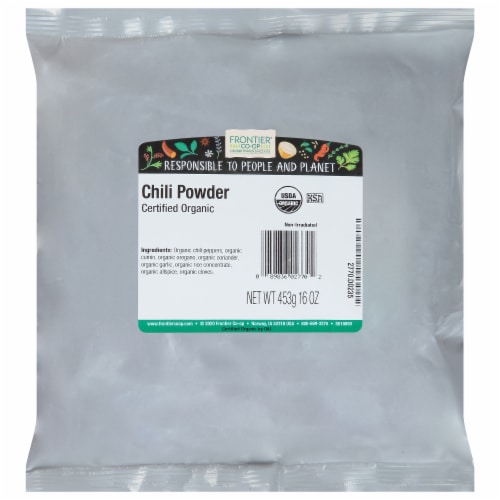 Frontier Organic Chili Powder Blend Perspective: front